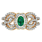 Sterling Silver Semi Mount Ring Setting Round RD Center主石mm - Syzjewelry